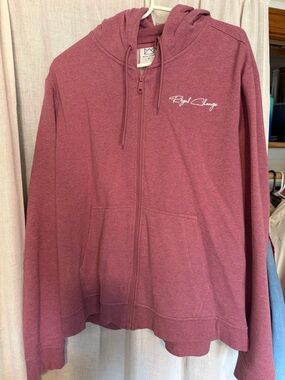 Women's Zip Hoodie - Dusty Rose